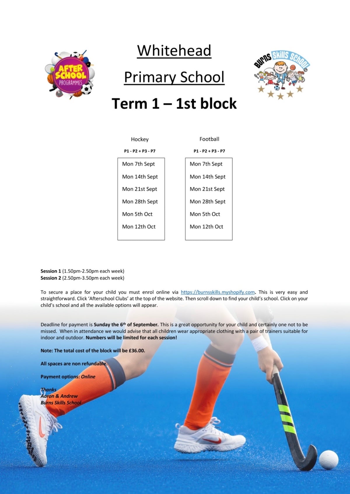 Important information letter