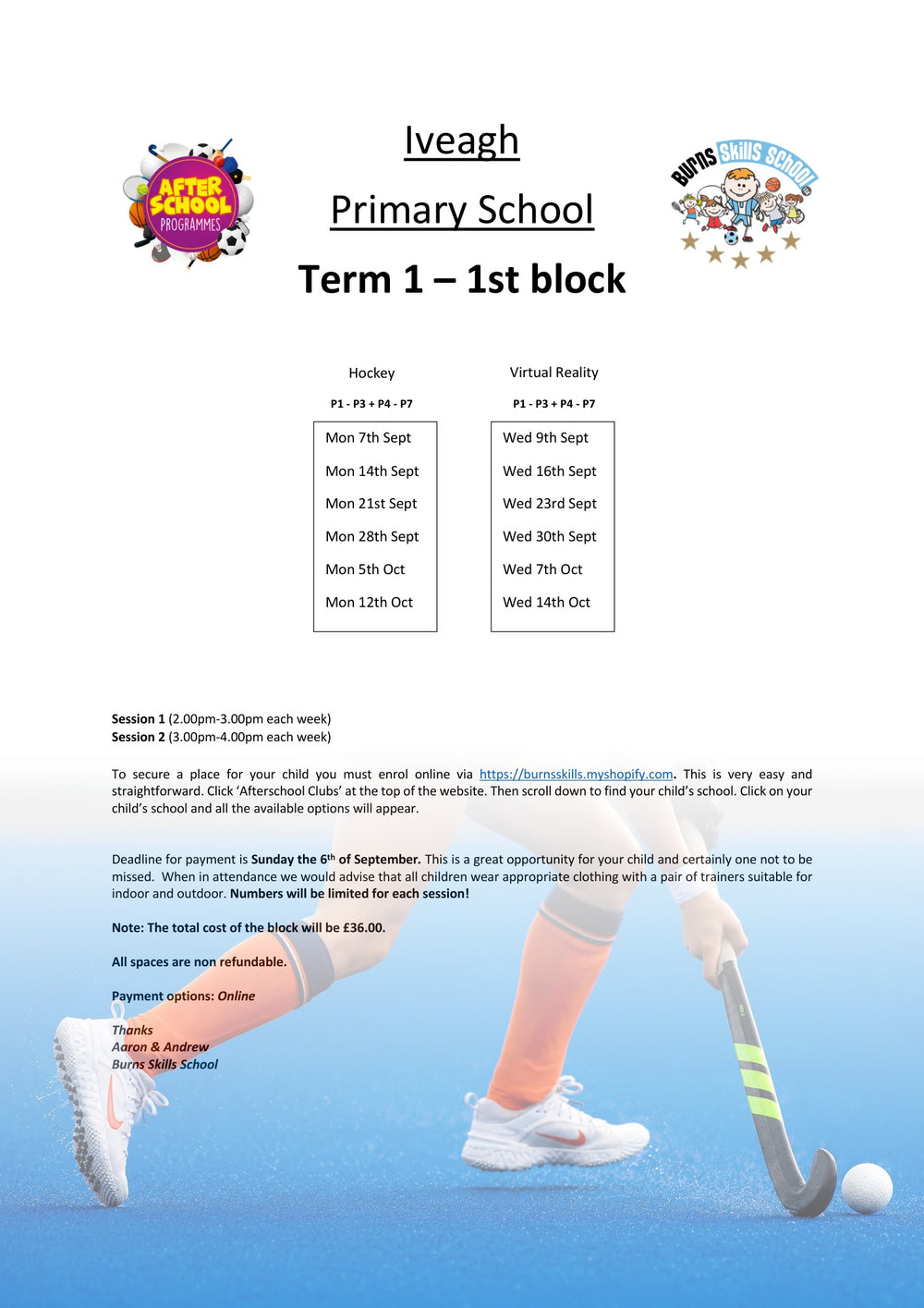 Important information letter