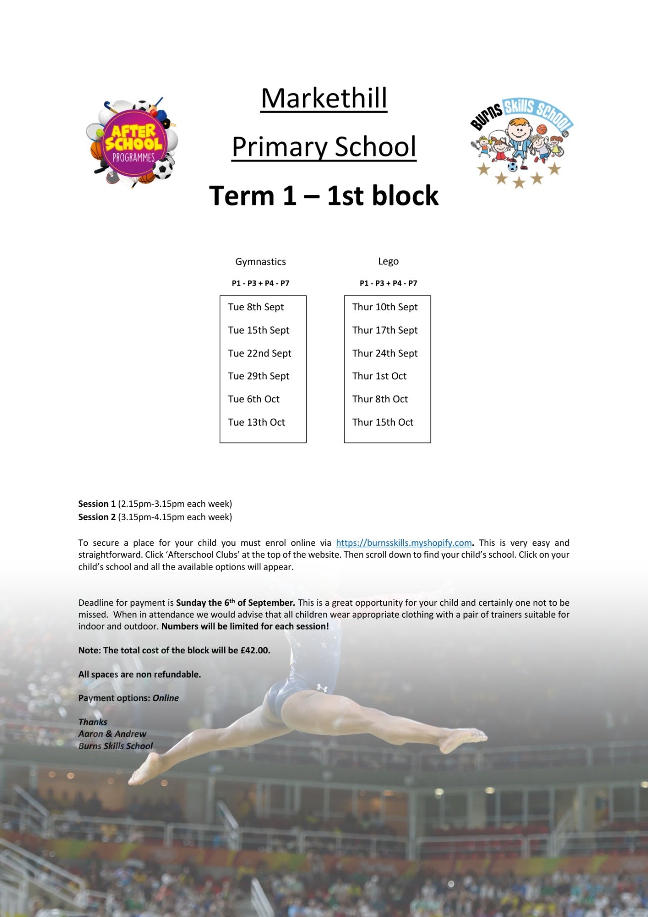 Important information letter