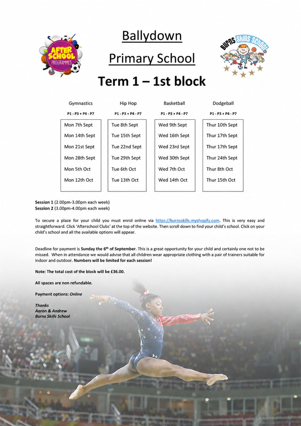 Important information letter